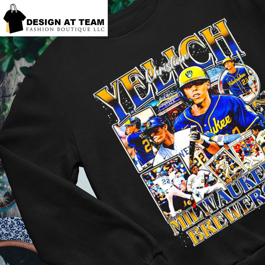 Christian Yelich Milwaukee Brewers baseball legend retro shirt, hoodie,  sweater, long sleeve and tank top