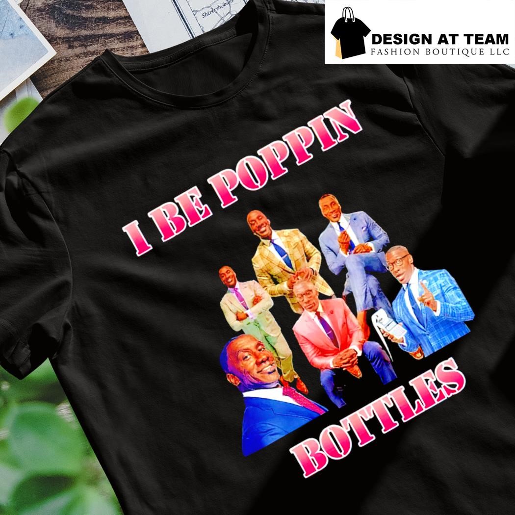 Shannon Sharpe I Be Poppin Bottles T-Shirt