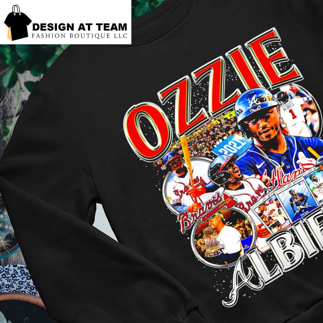 Ozzie Albies Atlanta Text shirt, hoodie, sweater, long sleeve and