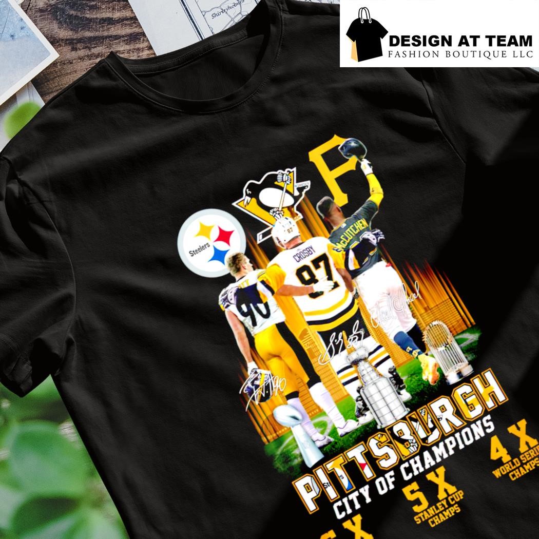 Pittsburgh Steelers 4x Champions Players Signatures Shirt, hoodie