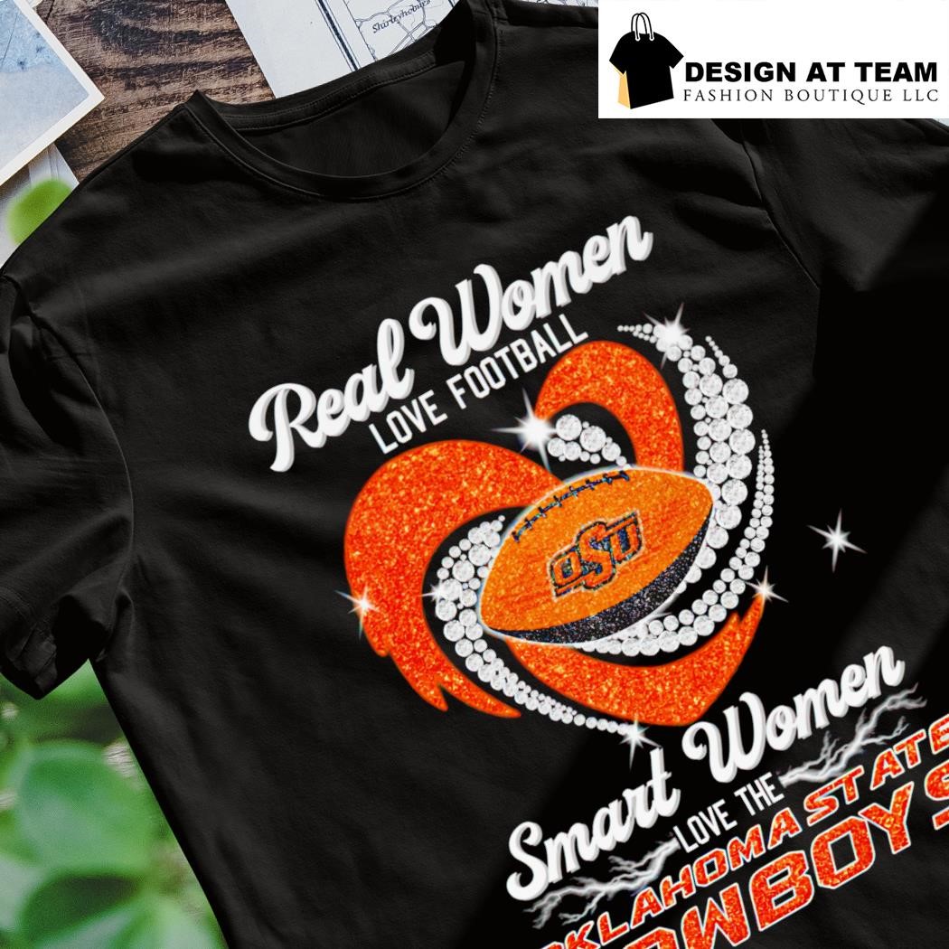Real Women Love Football Smart Women Love Dallas Stars T-Shirt