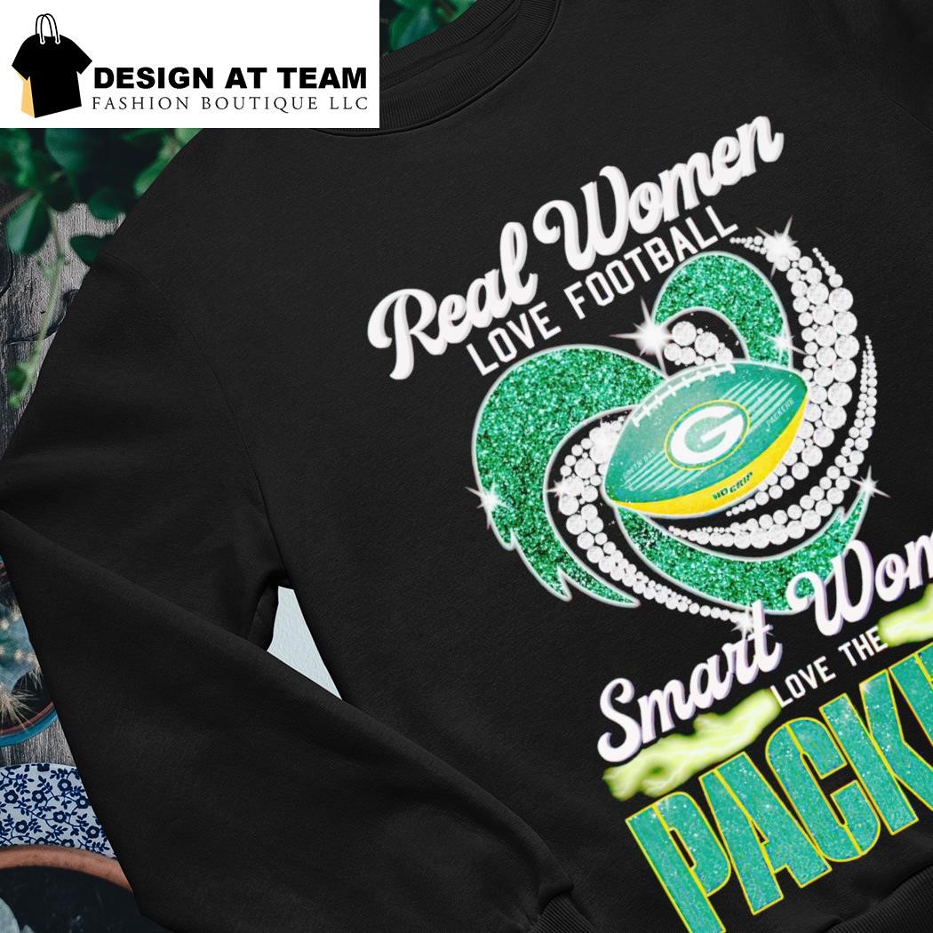 Real women love football smart women love the Green Bay Packers team  signatures shirt - Dalatshirt