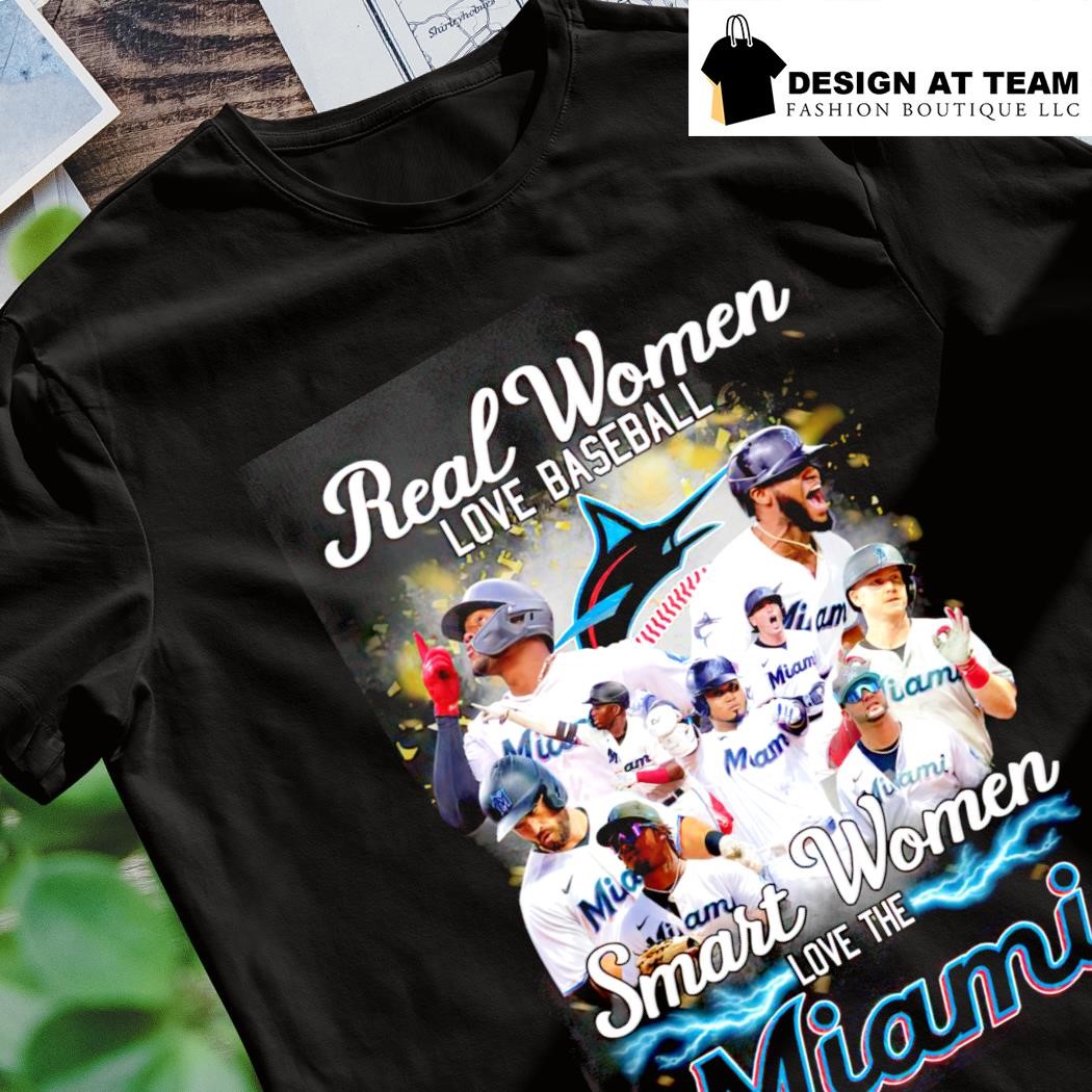 Official real Women Love Baseball Smart Women Love The Miami