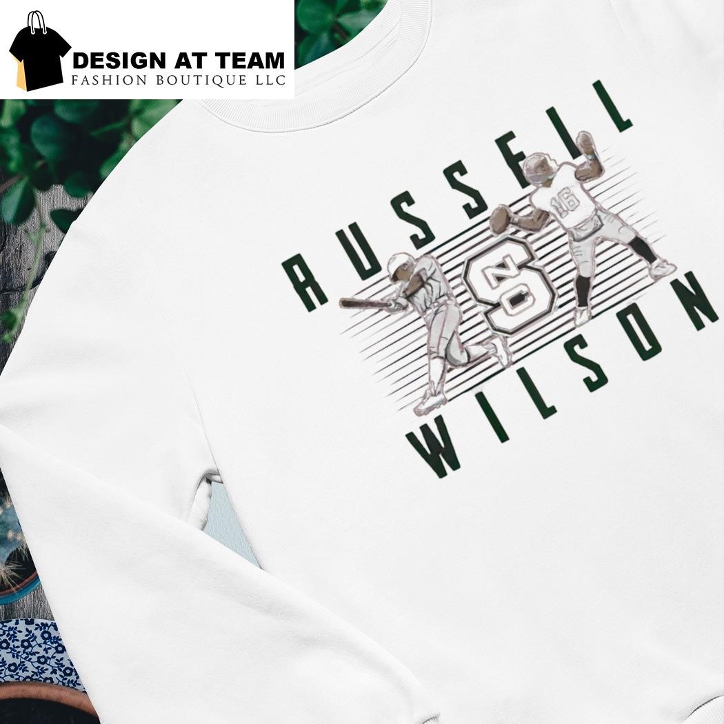 Russell Wilson Denver Broncos football and baseball art shirt, hoodie,  sweater and long sleeve