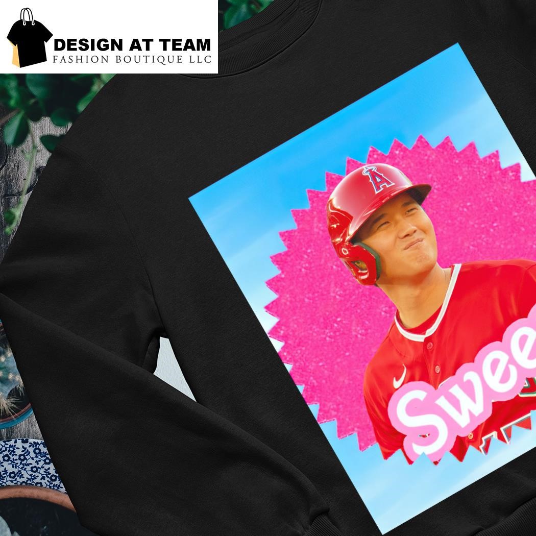 Shohei Ohtani Los Angeles Angels Sweep Barbie text shirt, hoodie, sweater,  long sleeve and tank top