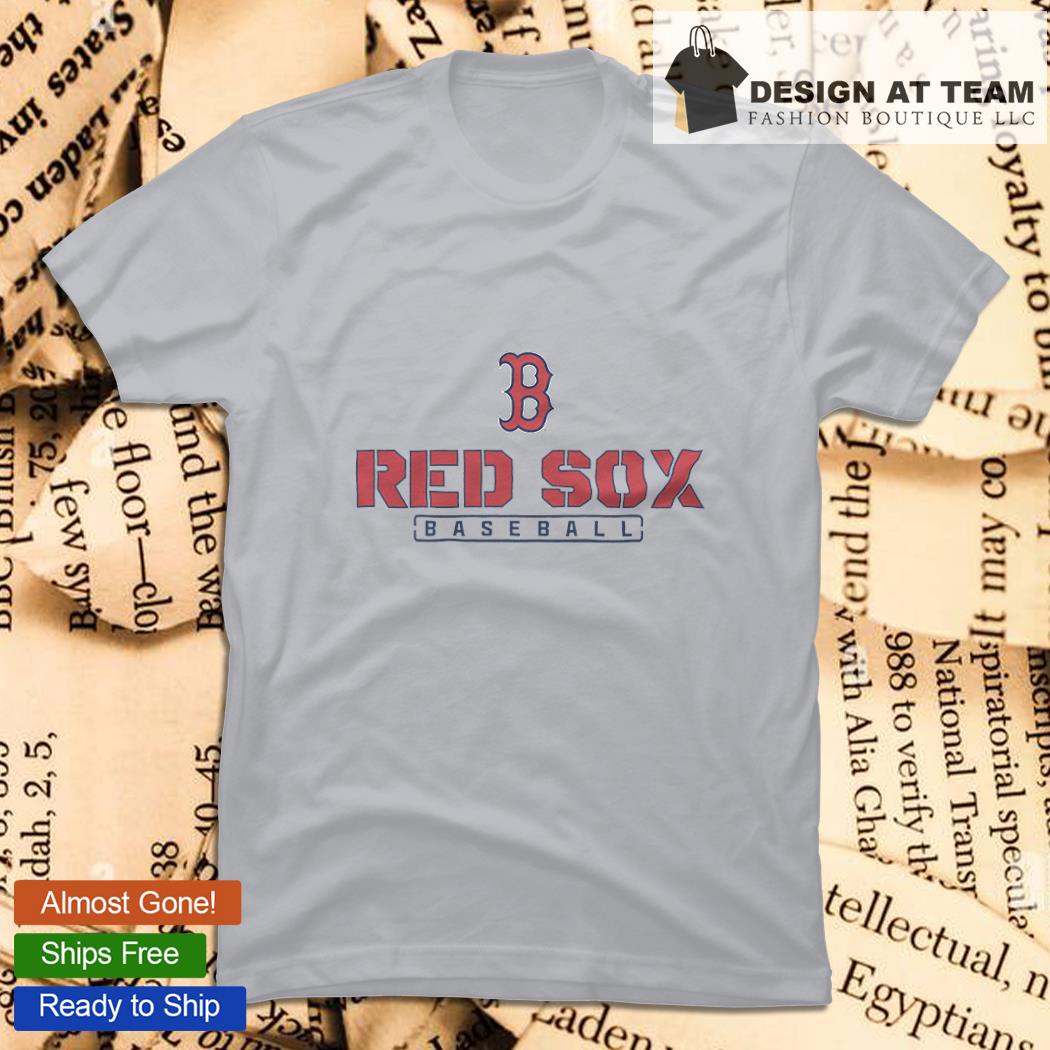 Boston Red Sox Red Long Sleeve B Logo Shirt