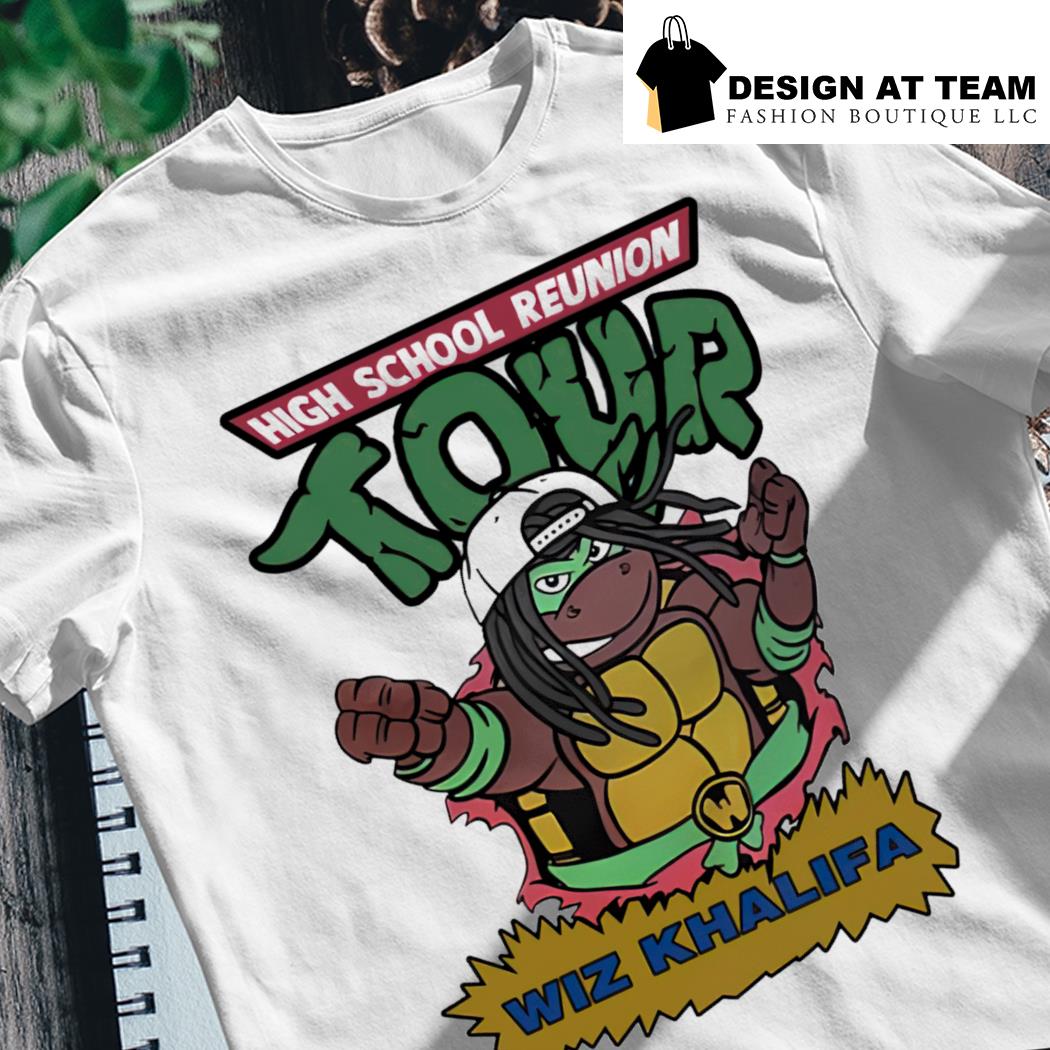 Hot Ninja Turtles Snoop Dogg Wiz Khalifa High School Reunion Tour T Shirt,  Wiz Khalifa T Shirt - Allsoymade