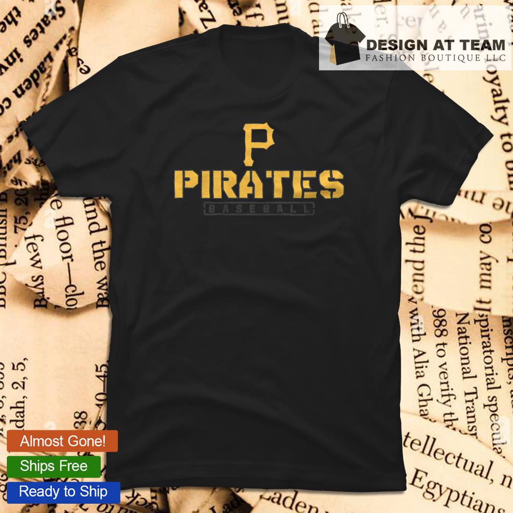 Pittsburgh Pirates Logo Tee - Black