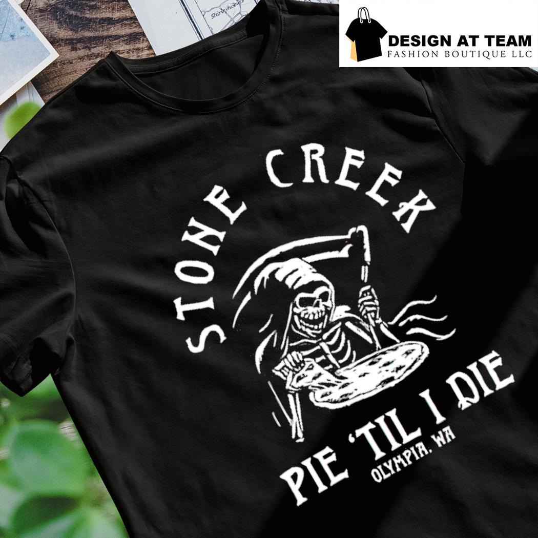 Pie Til I Die Grim Reaper T-Shirt Pie Til I Die Grim Reaper T-Shirt