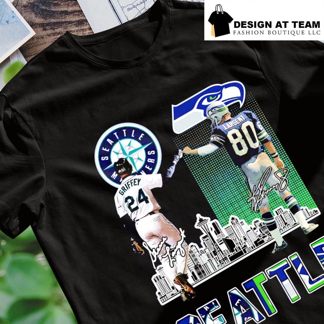 Seattle Mariners Griffey And Seahawks Largent City Champion Shirt