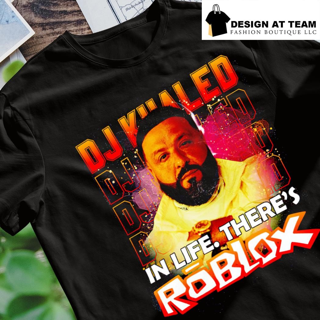 Rare Dj Khaled Life Roblox Shirt Hip Hop Black S-234XL Tee C721