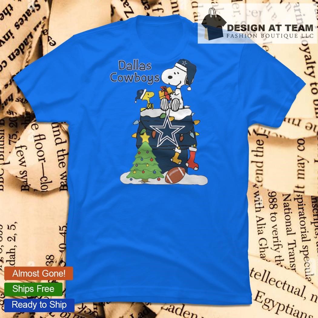 Snoopy Merry Christmas Nfl Cowboys T-Shirt - Trending Tee Daily in 2023