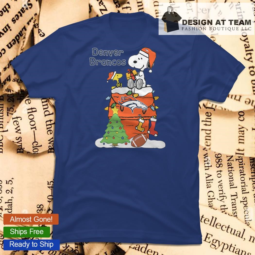 Denver Broncos Christmas Snoopy and Woodstock 2023 T-shirt, hoodie,  sweater, long sleeve and tank top