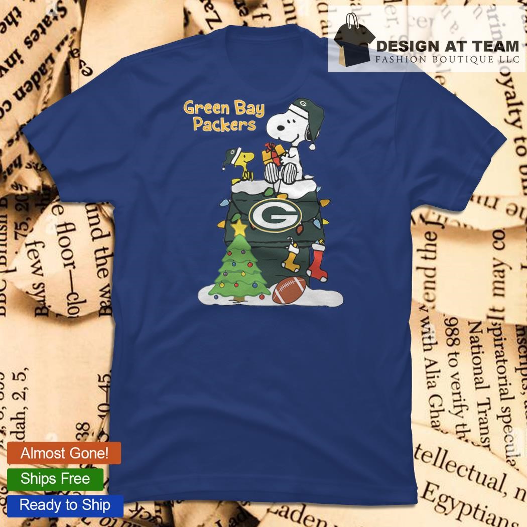 Green Bay Packers Christmas Snoopy shirt, hoodie, sweater, long sleeve and  tank top