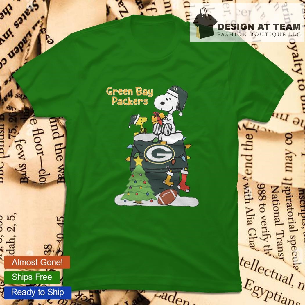 Green Bay Packers Christmas Snoopy shirt, hoodie, sweater, long sleeve and  tank top