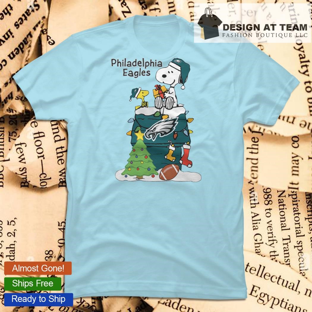 Snoopy The Peanuts Philadelphia Eagles Christmas Shirt