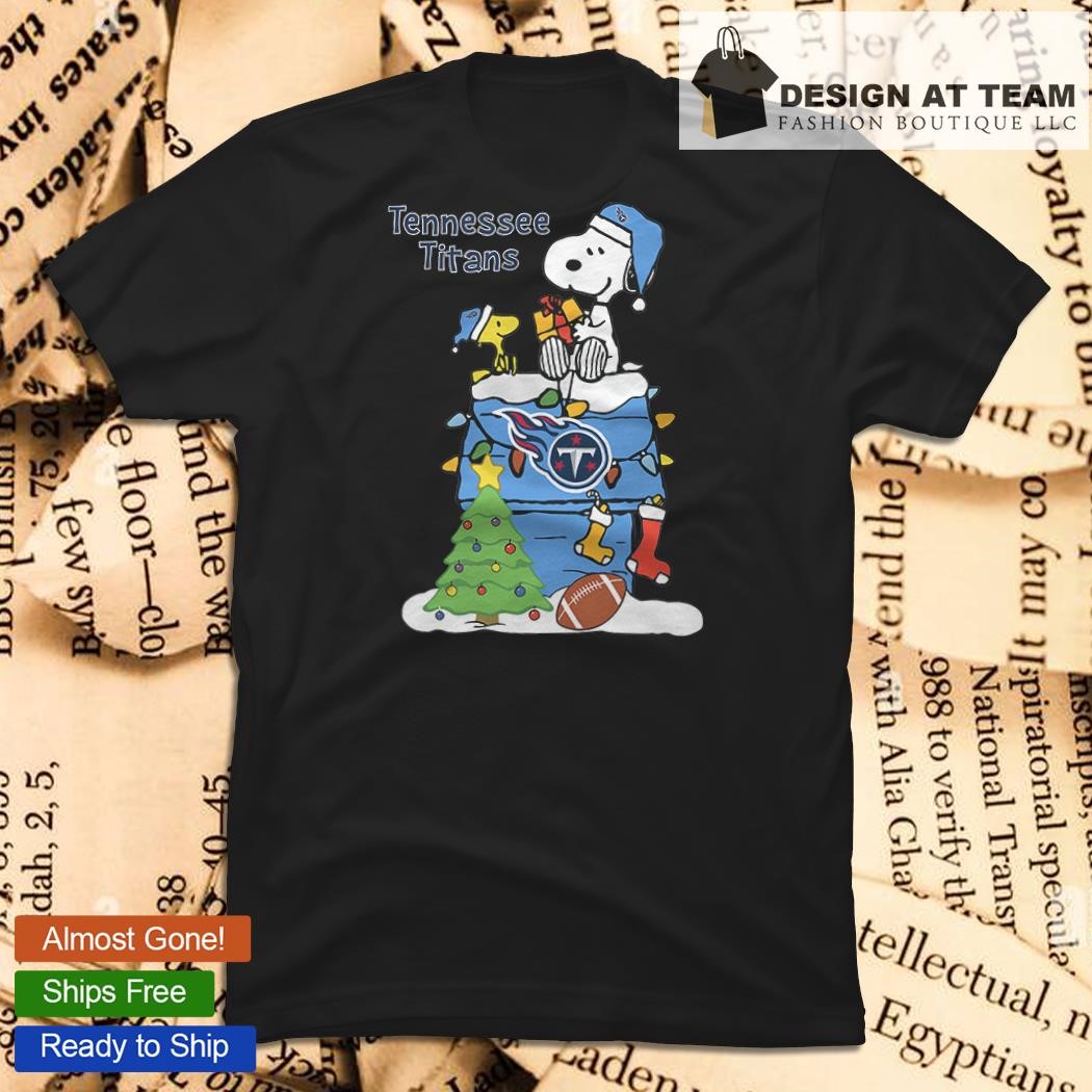 Christmas Snoopy Tennessee Titans Shirt