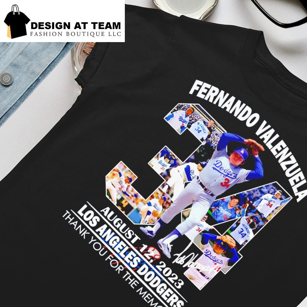 fernando Valenzuela Los Angeles Dodgers signature shirt, hoodie, sweater,  long sleeve and tank top