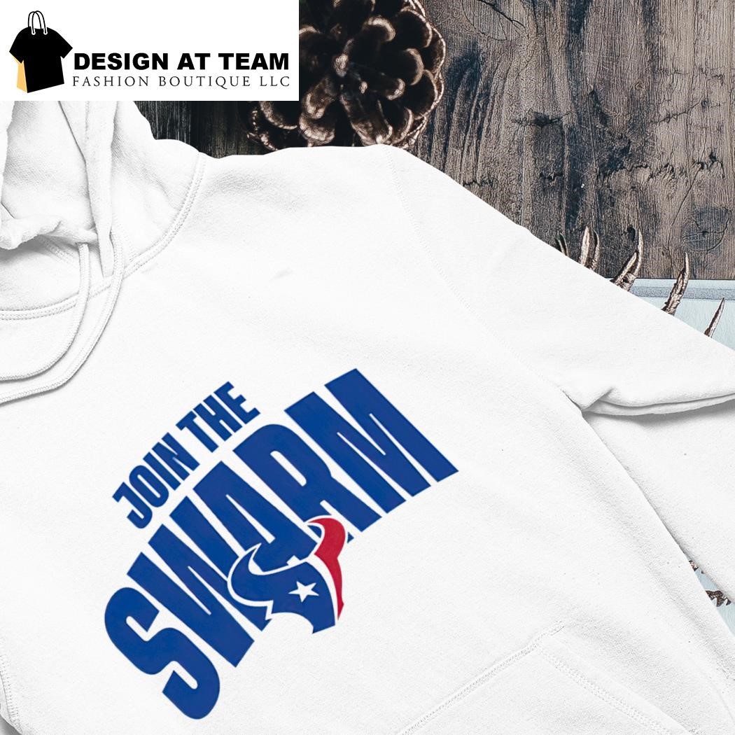 Official texans team join the swarm houston texans T-shirt, hoodie, tank  top, sweater and long sleeve t-shirt