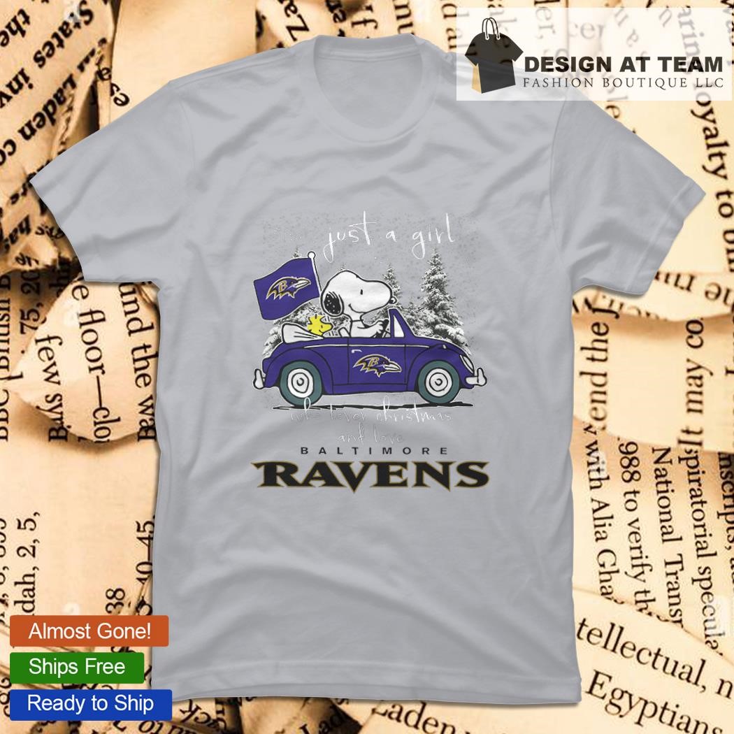 Just A Girl In Love With Her Baltimore Ravens Logo Shirt, hoodie, sweater,  long sleeve and tank top