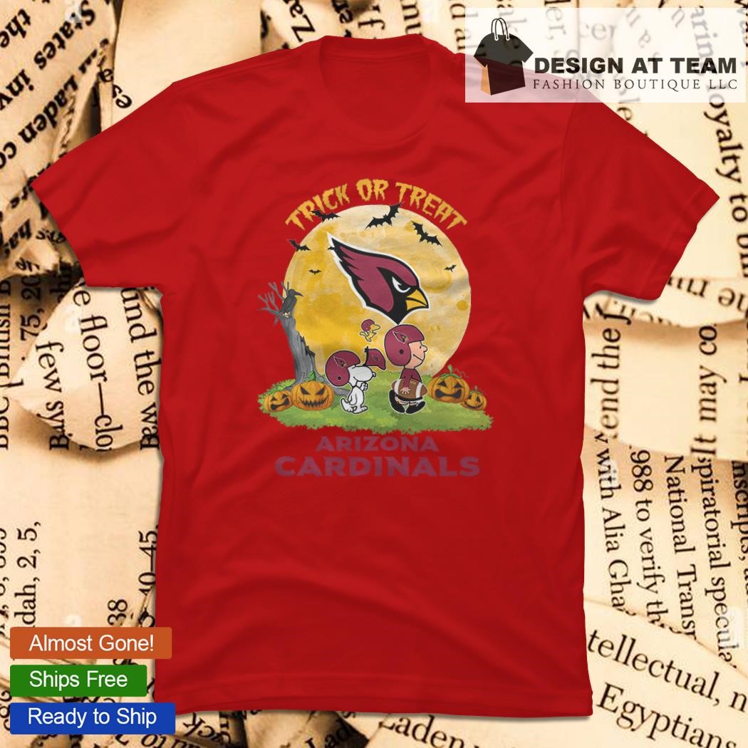 Official snoopy Trick Or Treat Halloween Arizona Cardinals Shirt, hoodie,  sweater, long sleeve and tank top