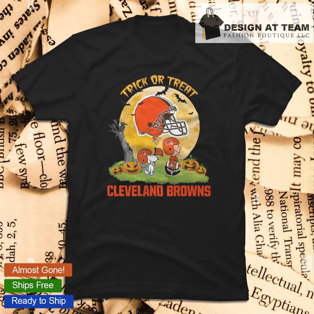 Snoopy Trick Or Treat Cleveland Browns Halloween shirt, hoodie