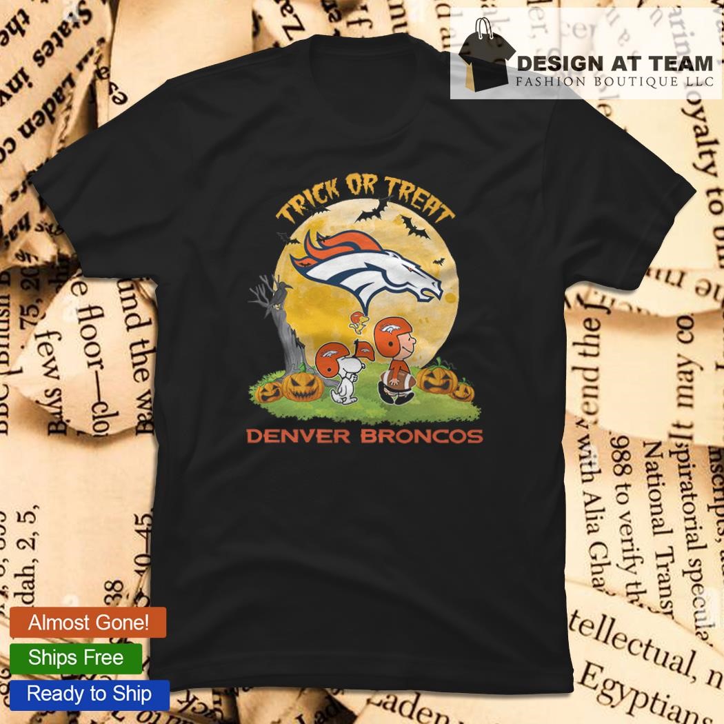 Snoopy Trick Or Treat Halloween Denver Broncos 2023 T-shirt, hoodie,  sweater, long sleeve and tank top