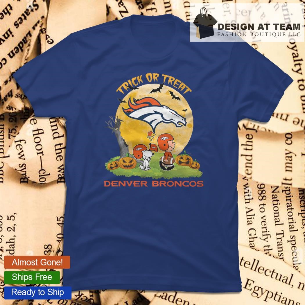 Snoopy Trick Or Treat Halloween Denver Broncos Logo T Shirt, hoodie,  sweater, long sleeve and tank top