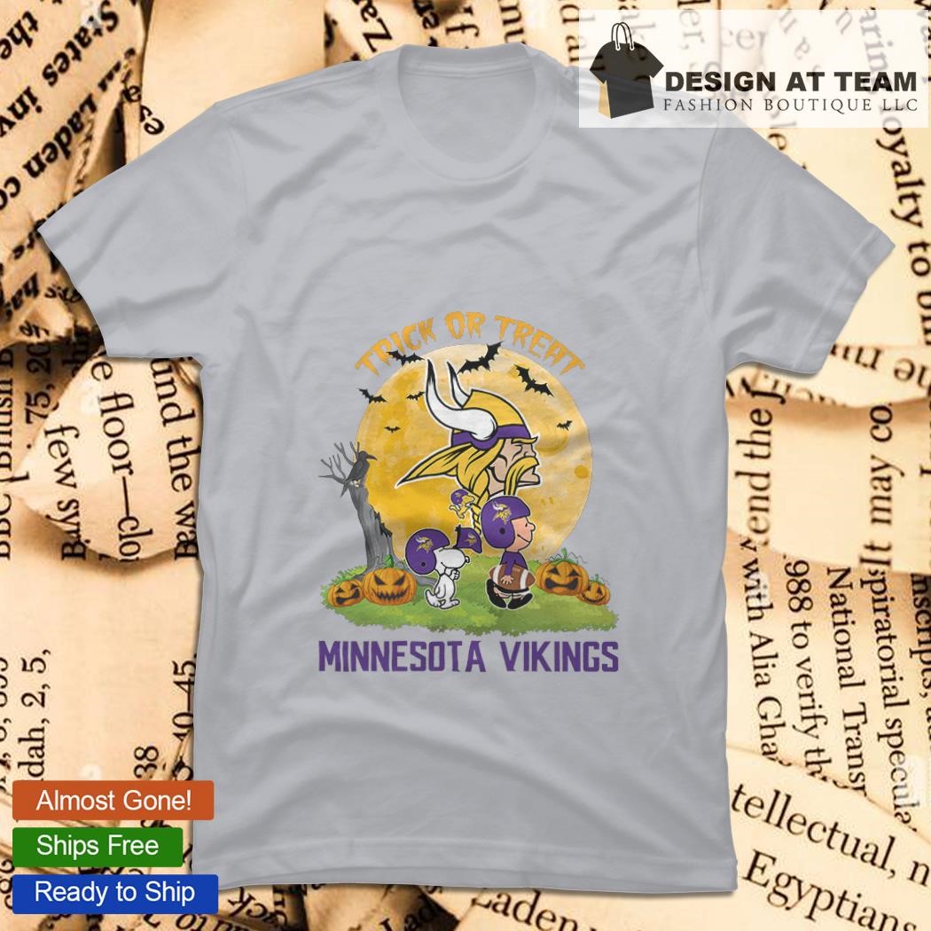 Snoopy Trick Or Treat Halloween Minnesota Vikings 2023 T-shirt, hoodie,  sweater, long sleeve and tank top