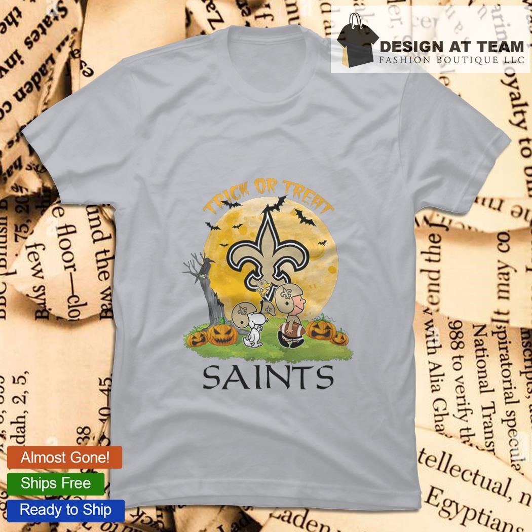 Snoopy Trick Or Treat Halloween New Orleans Saints 2023 T-shirt