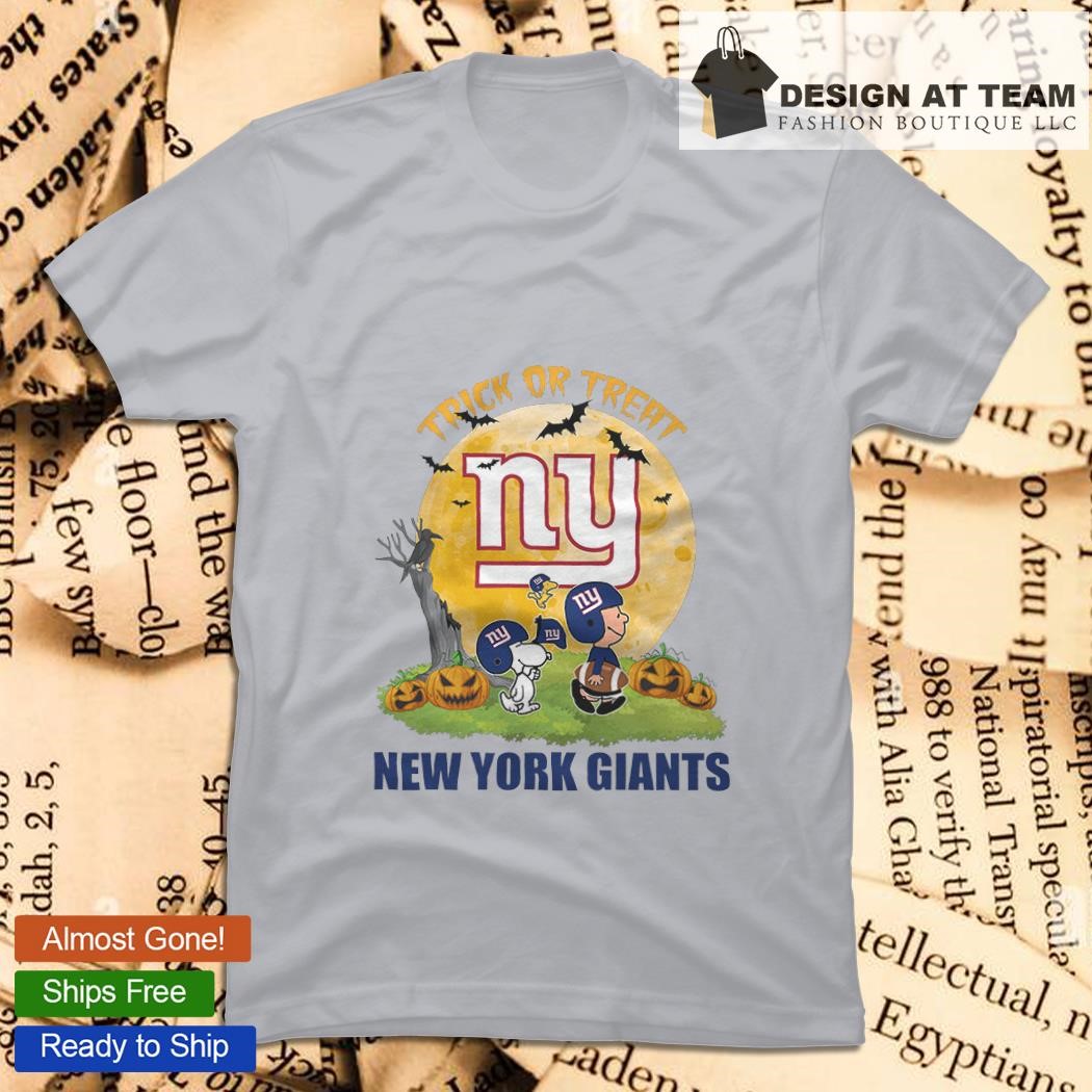 New York Giants Snoopy Halloween Shirt - High-Quality Printed Brand