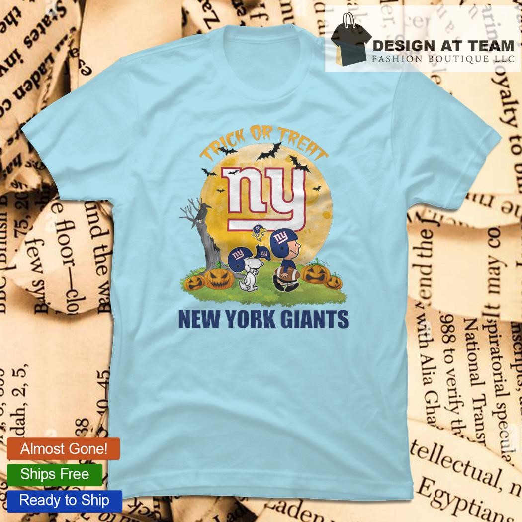 Snoopy Trick Or Treat Halloween New York Giants 2023 T-shirt