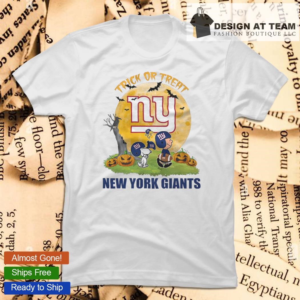 Snoopy Trick Or Treat Halloween New York Giants 2023 T-shirt