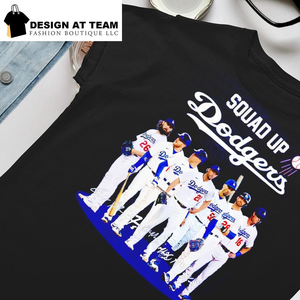 Squad Up Dodgers Signature All Star T-Shirt, hoodie, sweater, long