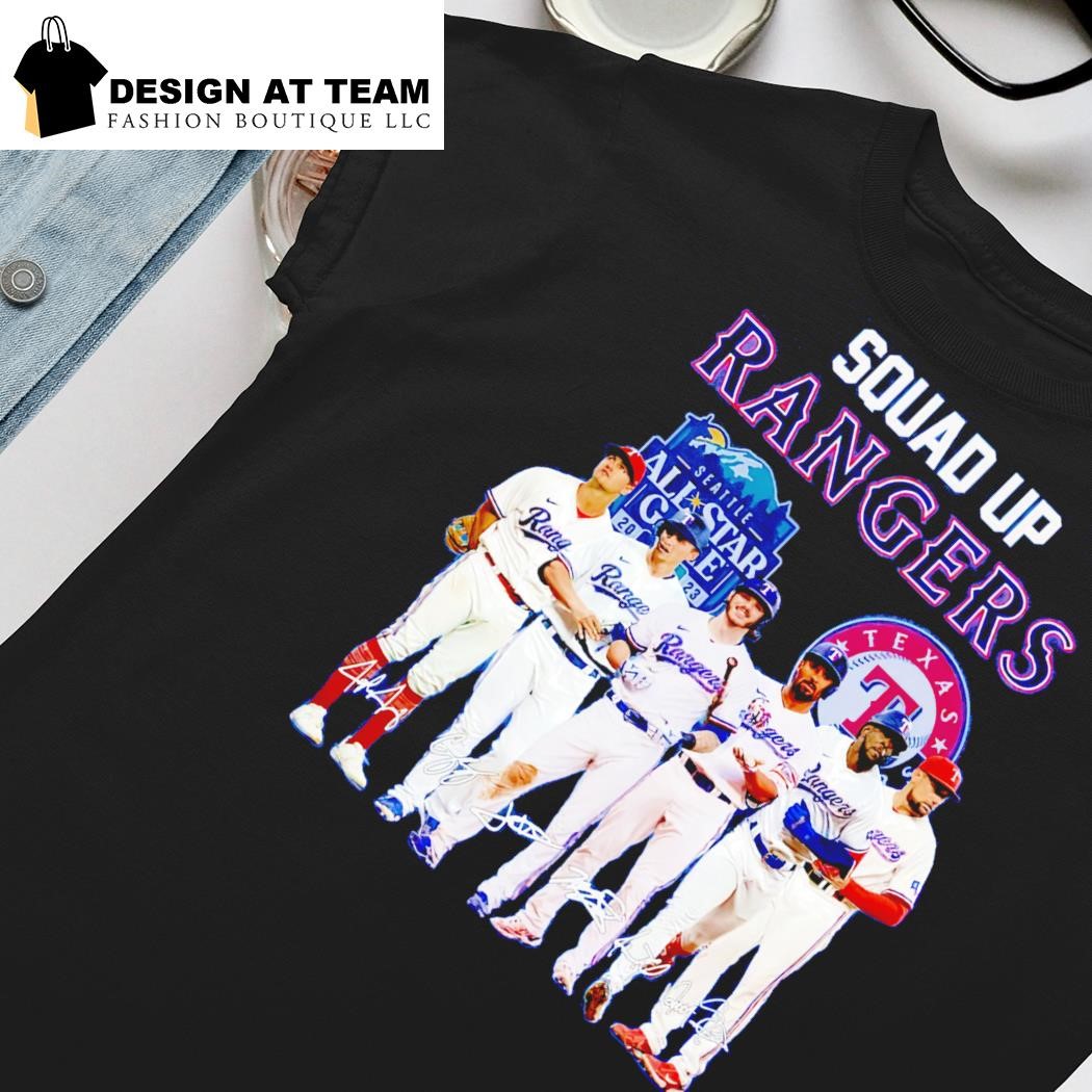 Official squad Up Texas Rangers Signature All Star T-Shirt, hoodie,  sweater, long sleeve and tank top