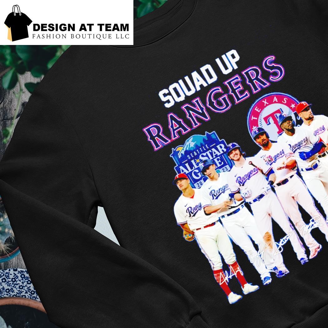 Official squad Up Texas Rangers Signature All Star T-Shirt, hoodie,  sweater, long sleeve and tank top