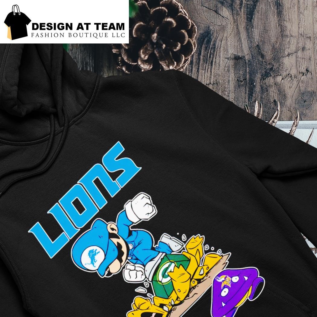 Mario The Detroit Lions Shirt, hoodie, sweater and long sleeve