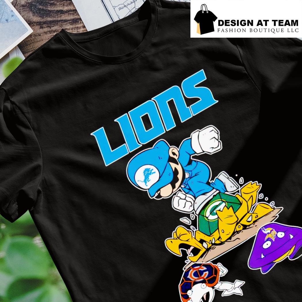 Mario The Detroit Lions Shirt, hoodie, sweater and long sleeve