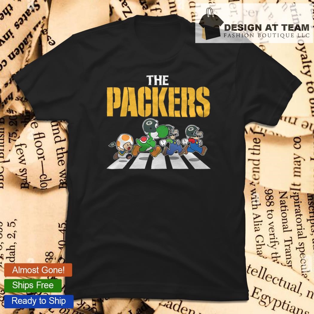 The Packers Super Mario Abbey Road Shirt, hoodie, sweater, long