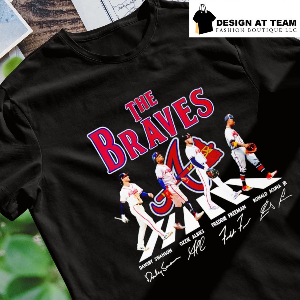 The Braves abbey road signature shirt, hoodie, sweater, long sleeve and  tank top