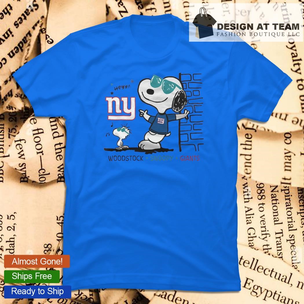 Woodstock Snoopy NY Giants for sports fan shirt, hoodie, sweater