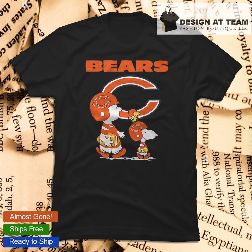 Chicago Bears Peanuts Snoopy Charlie Brown And Woodstock Shirt