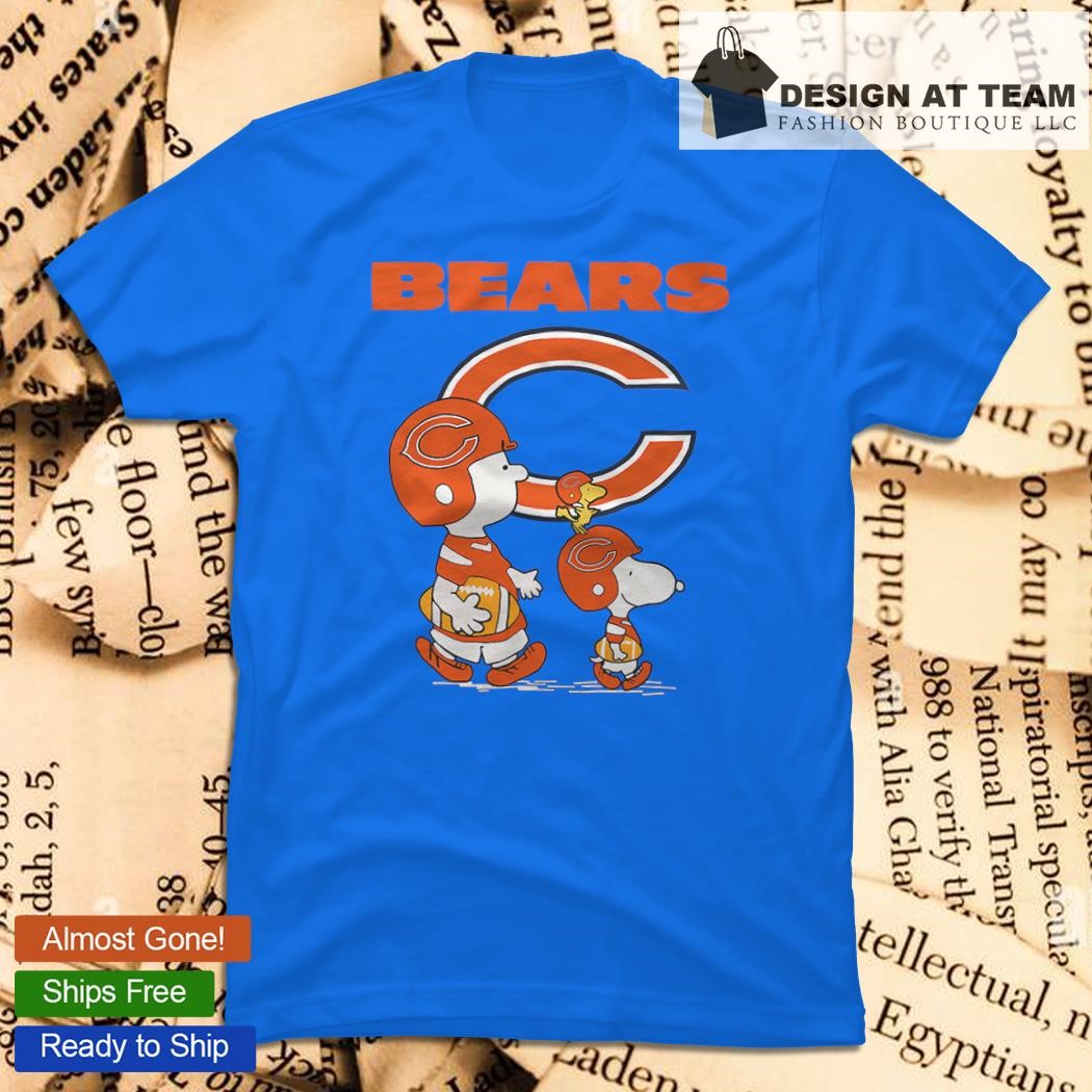 Chicago Bears Peanuts Snoopy Charlie Brown And Woodstock Shirt