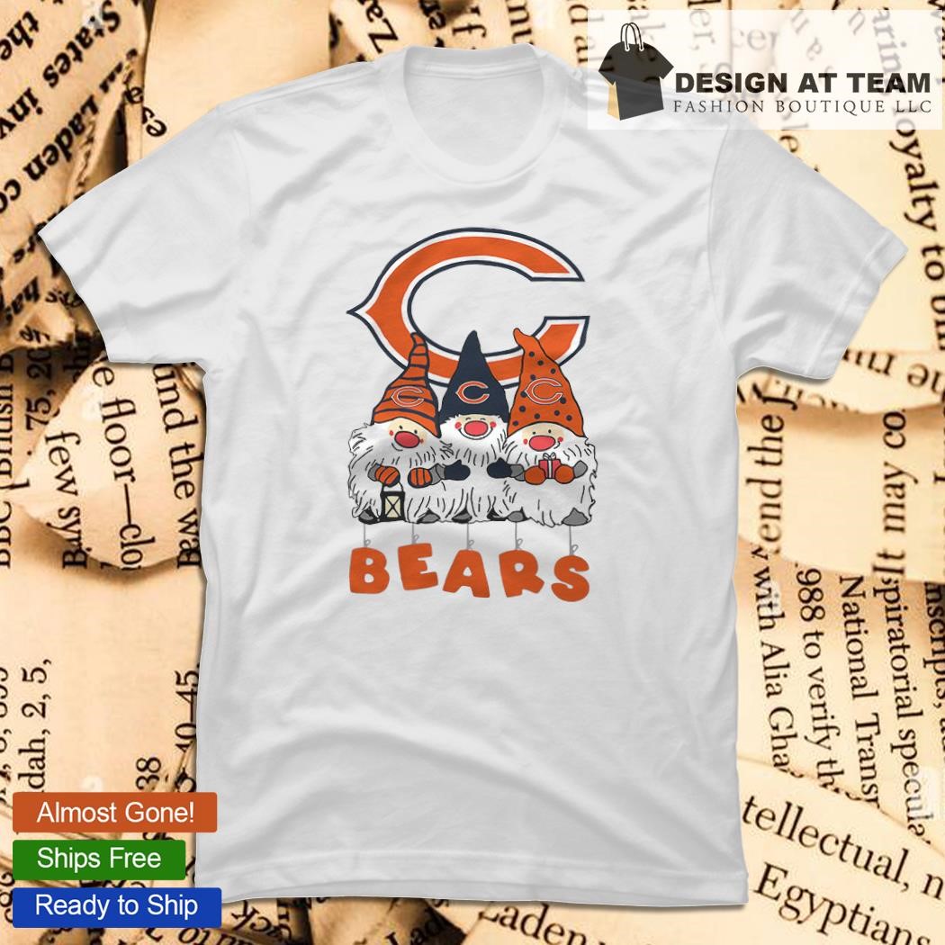 Gnomies Chicago Bears Christmas T-Shirt - TeeNavi