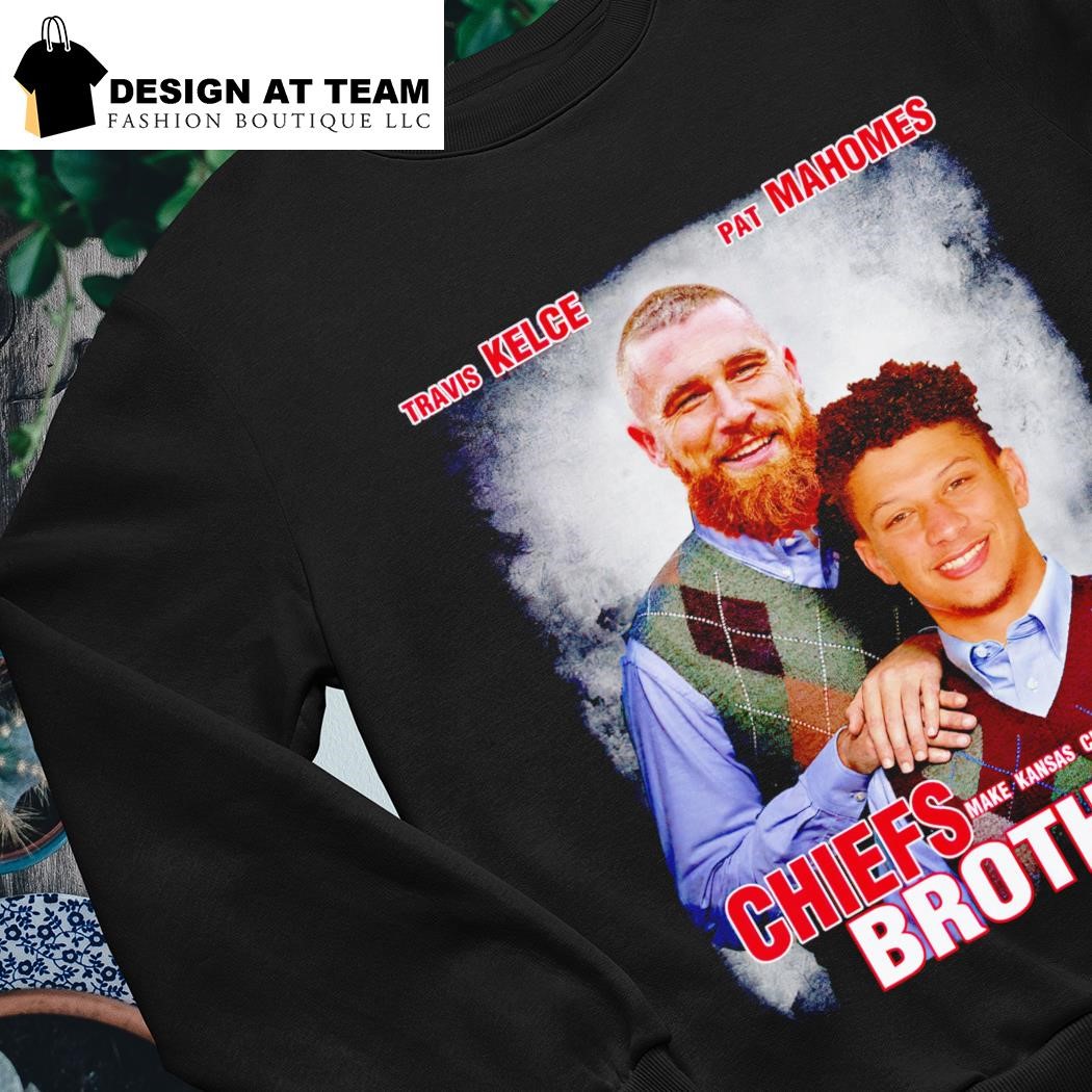 Official Travis kelce and patrick mahomes brother shirt - Telotee Fashion -  Online T-shirt, Sweatter and Hoodie Store in USA in 2023