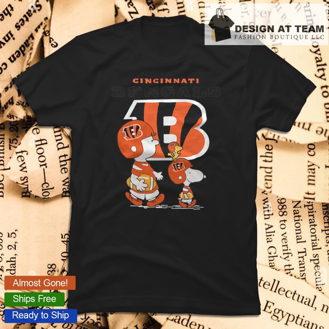 Cincinnati Bengals Snoopy and Charlie Brown Peanuts shirt, hoodie