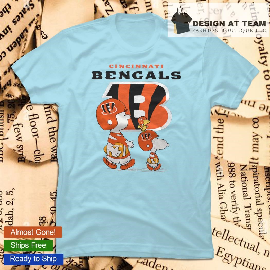 Cincinnati Bengals Snoopy and Charlie Brown Peanuts shirt, hoodie, sweater,  long sleeve and tank top