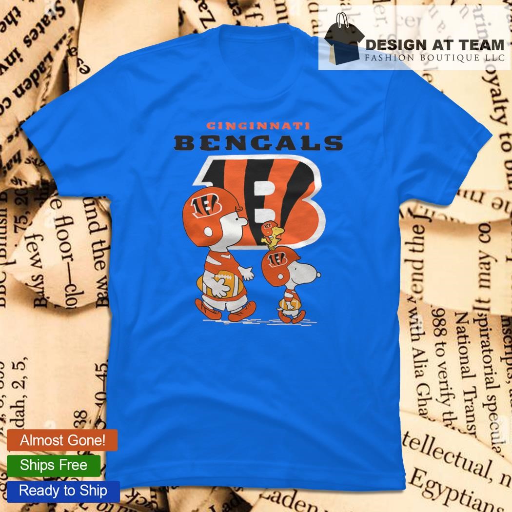 Cincinnati Bengals Snoopy and Charlie Brown Peanuts shirt, hoodie, sweater,  long sleeve and tank top