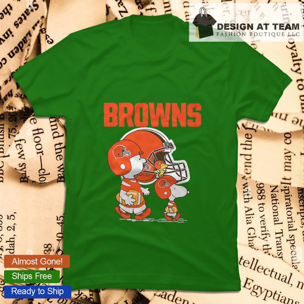 NFL Cleveland Browns Funny Charlie Brown Peanuts Snoopy and