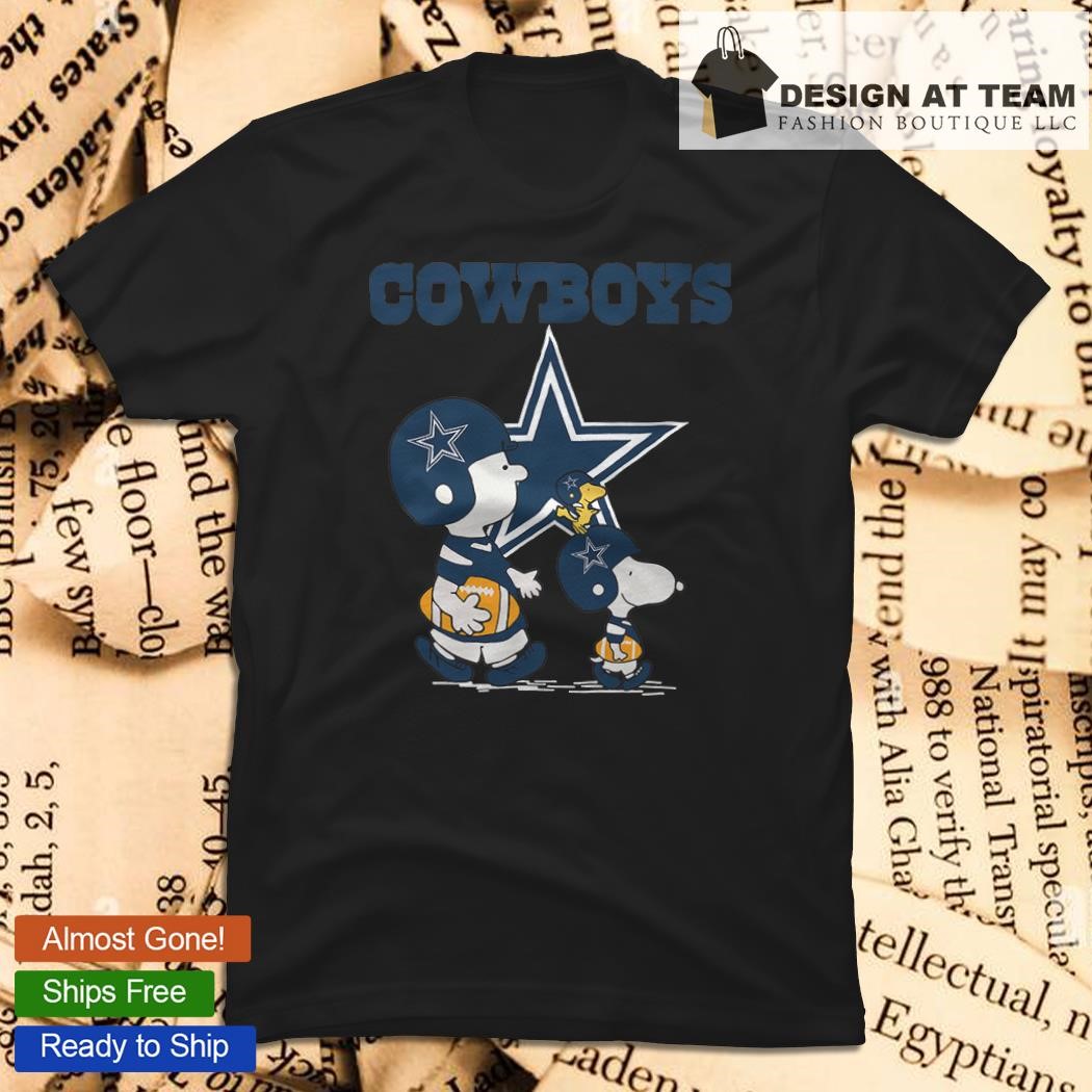 Nfl Dallas Cowboys Charlie Brown Snoopy Dallas Cowboys T-Shirt For Fans